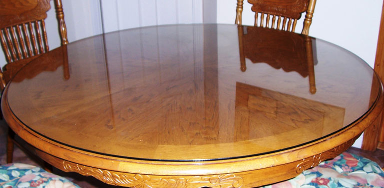 round table top glass protector